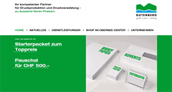 Desktop Screenshot of gutenberg-druck.ch